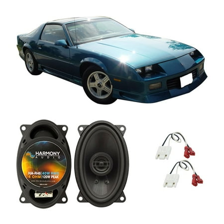 Chevy Camaro Dash - Fits Chevy Camaro 1982-1992 Front Dash Replacement Harmony HA-R46 Speakers