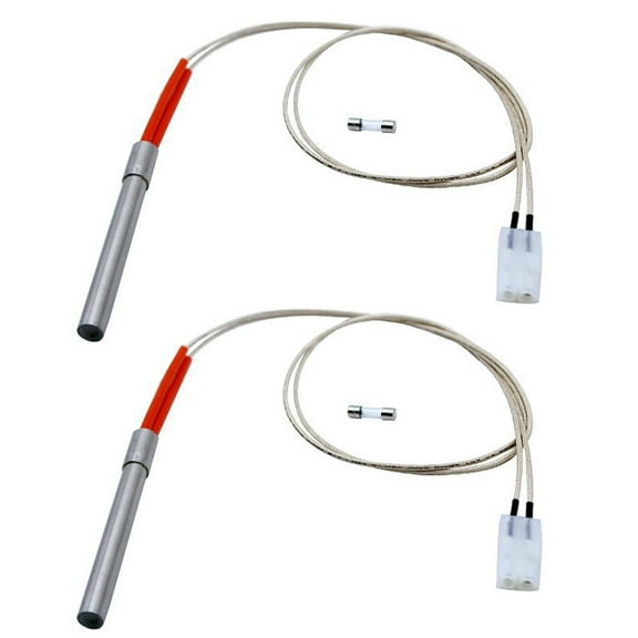 Hot Rod Ignitor Replacement Pack of 2 for Traeger and For PitBoss Grills