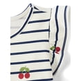 thumbnail image 2 of The Children's Place Baby And Toddler Girls Short Sleeve Print Flutter Dress, Sizes 6M-5T, 2 of 3
