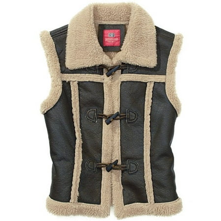 Women's Plus Faux-Shearling Vest