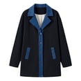 thumbnail image 5 of Wovilon Women's Corduroy Snap Front Jacket with Contrast Collar and Pockets, Relaxed Fit Long Sleeve Casual Coat for Fall and Winter Daily Wear, 5 of 9