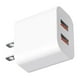 thumbnail image 3 of Cargador de pared GMobile dual, 2 puertos usb, 12W, blanco, 3 of 4