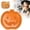 Orange, variant on Tableware,Halloween Serving Tray 2024 New Plastic Dessert Pumpkin Bat Candy Snack Halloween Plates Container Halloween Tableware Party Supplies Halloween Party Decor