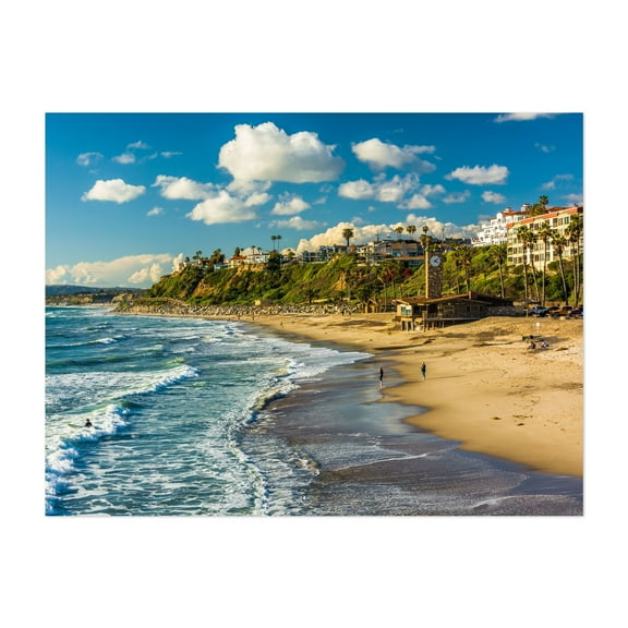Beachside in San Clemente - California Photography Unframed Wall Art Print 5 x 7 inches