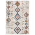 thumbnail image 2 of Abani Porto Collection Beige Moroccan Multi Color Diamond 5'3" x 7'6" Area Rug, 2 of 5