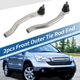 thumbnail image 2 of Unique Bargains 2pcs Front Outer Tie Rod Ends Kit for Acura CL TL Drag Link No.ES3491/ES3490/53540S84A01/53560S84A01, 2 of 6