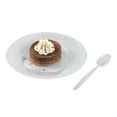 thumbnail image 5 of Restaurantware-Moderna 5.5 Inch Disposable Spoons, 250 Recyclable Small Dessert Spoons - Crack-Resistant, For All Types Of Meals, Clear Plastic Plastic Spoons,, 5 of 11