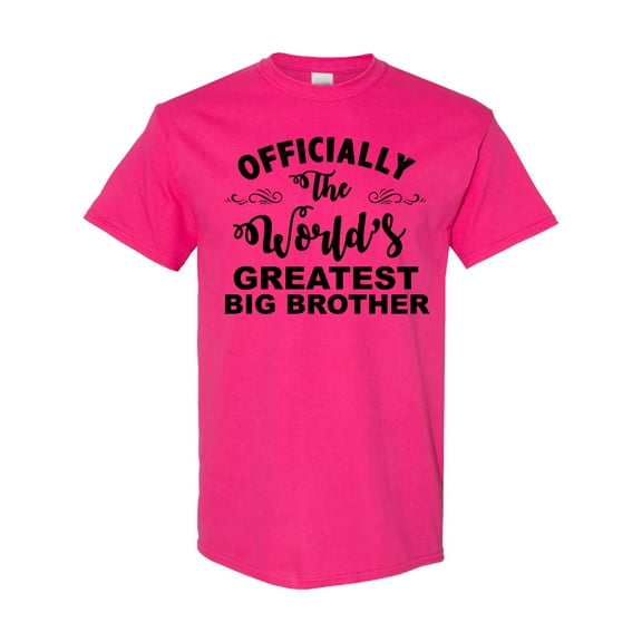 Inktastic Officially the World's Greatest Big Brother T-Shirt