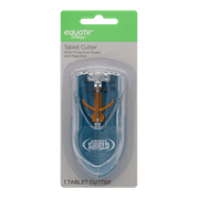 Equate Pill Cutter with Safety Shield & Magnifier – Plastic Medication Splitter