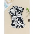 thumbnail image 6 of pengnight Kids Toddler Baby Boy Summer Short Clothes Set, 6 12 18 24 Months 2T 3T 4T Short Sleeve Animal Print Shirt and Shorts 2Pcs Outfits, 6 of 9