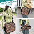 thumbnail image 6 of ALAZA Bohemian Mandala Paisley Rustic Lunch Box Insulated Lunch Bag Cooler Tote with Shoulder Strap, 6 of 7