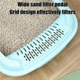 thumbnail image 5 of Semi-Enclosed Cat Litter Box with Scoop & Sifter,Large Open Top Litter Pan for Cats,Non-Slip Leak-Proof Plastic Tray,High Sides Reduce Tracking,Easy Clean Litter Box for Indoor Cats, 5 of 6