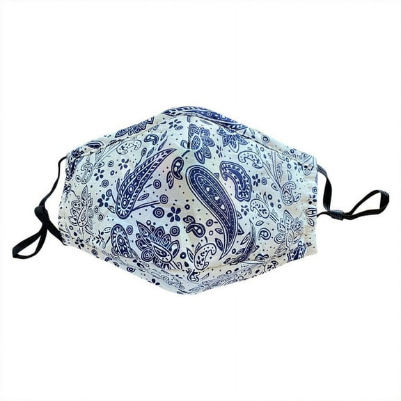 Cotton Mask Reusable Washable Face Mask with Filter Pocket