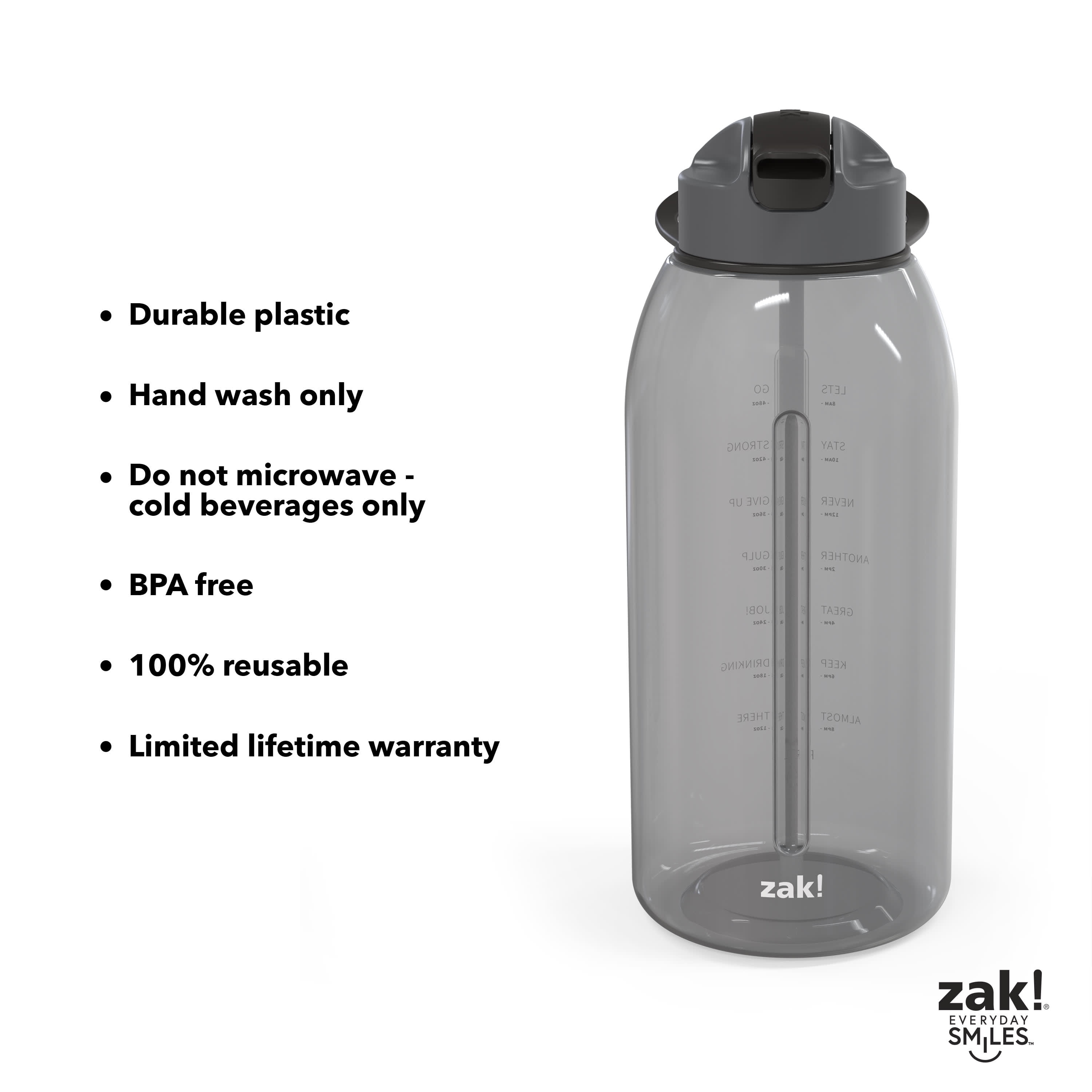 zak! Everyday Smiles Leak-Proof (64 oz) Water Bottle – Twin Springs Traders