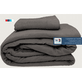 thumbnail image 4 of Juego de Sábanas Polares Individual We2 Dream Textura Polar - Uso All-Season - Ideal para dormitorios con aireacondicionado - Ajuste Perfecto hasta 30cm- Color Gris, 4 of 12