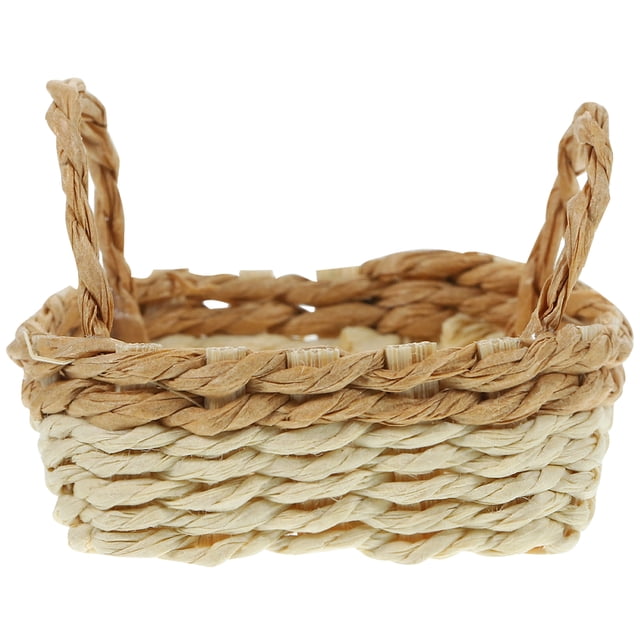 Mini cesta de adorno Mini modelo de juguete Mini cesta de adorno para niños