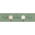 thumbnail image 2 of Marrott, Stephanie 14x7 Gold Ornate Wood Framed with Double Matting Museum Art Print Titled - I Golf, 2 of 4