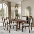 thumbnail image 2 of HomePop Open Back Upholstered Dining Chair, Set of 2, Neutral, 2 of 12