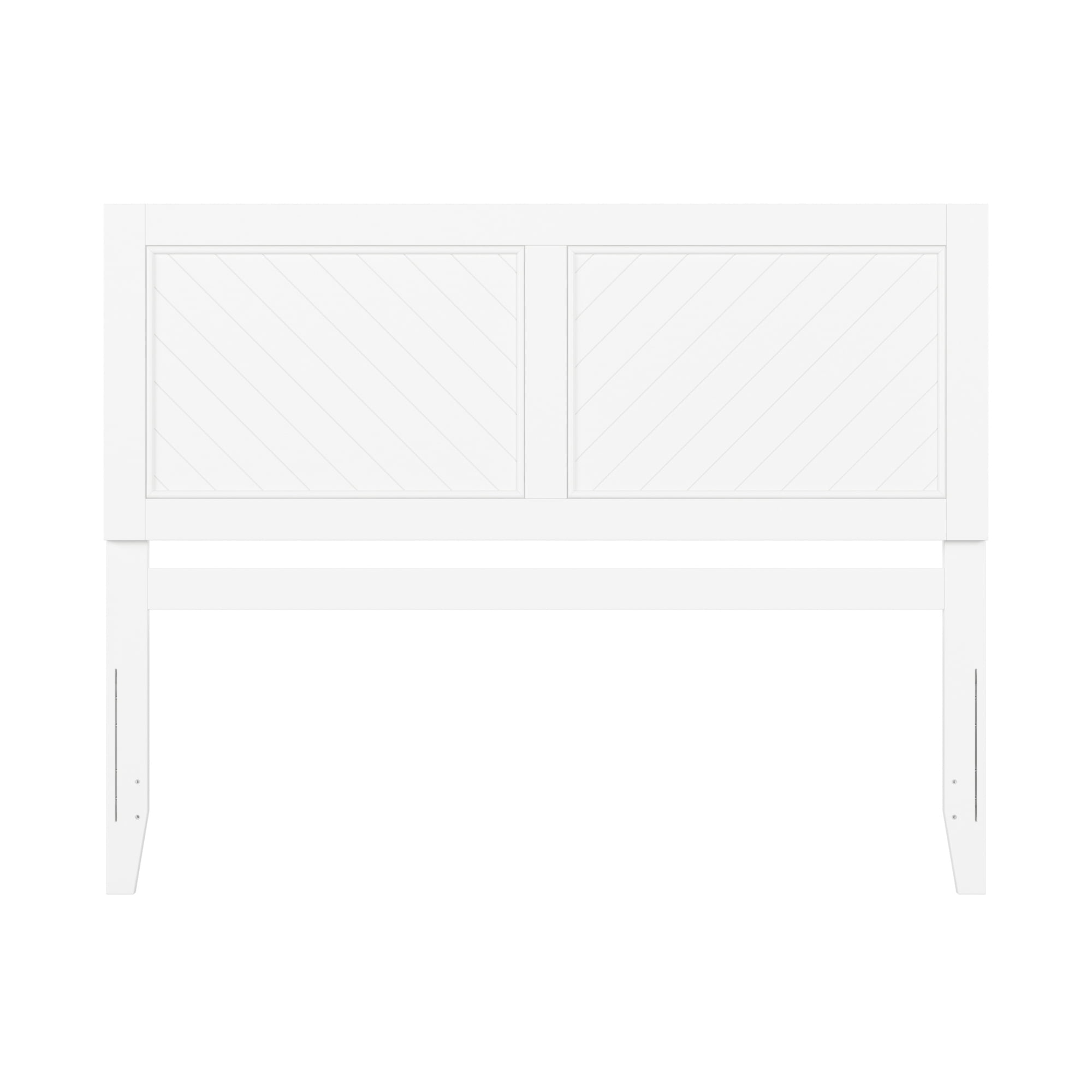 AFI Canyon White Solid Wood Rustic Farmhouse Headboard, Queen