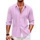 thumbnail image 1 of Camisa de manga larga de verano para hombre, nueva camisa de playa hawaiana, de manga larga, de color sólido, con estampado 3D, ropa de talla grande para hombre, 1 of 6