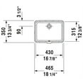 thumbnail image 2 of Duravit Vero Vanity Basin White, 2 of 2