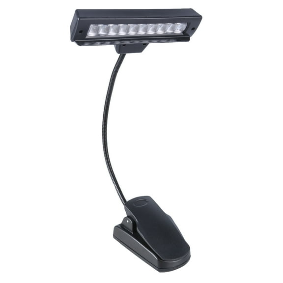Clip On LED Light Strips with 10 LEDs USB/AA Power for Desk Bedside