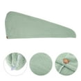 thumbnail image 3 of Unique Bargains 1 Pc Women Waterproof Single Layer Hair Towel for Travel Green, 3 of 5