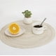 thumbnail image 5 of Nvzi Juego de 6 manteles individuales redondos tejidos, elegantes manteles individuales de 15 pulgadas para mesas de comedor, decoración de fiestas en interiores y exteriores (beige), 5 of 5