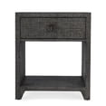 thumbnail image 4 of Butler Specialty Company Bar Harbor Raffia 1 Drawer Nightstand - Charcoal, 4 of 8