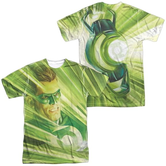 Dc Rays of Light Unisex Adult Sublimated Costume T Shirt (Front/Back), Large Multicolor