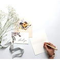 thumbnail image 5 of mudrit Thank You Cards (20 pcs) with 20 Envelopes & 20 Floral Stickers for Weddings and Bridal Shower , size - 4 x 6 inches, 5 of 5