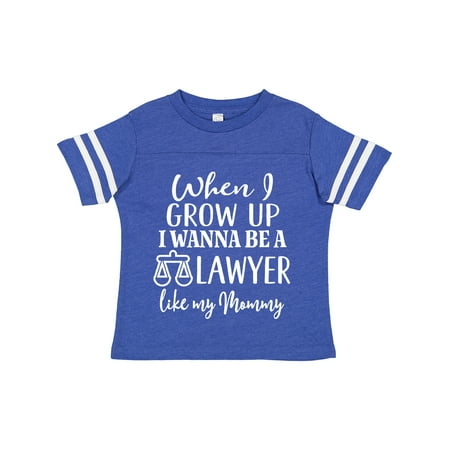 

Inktastic Future Lawyer Like Mommy Gift Toddler Boy or Toddler Girl T-Shirt