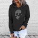 thumbnail image 1 of Puntoco Mujer Moda Casual Impreso Blusa de manga larga Bolsillo Pullover tops Sudaderas con capucha Puntoco Puntoco-312, 1 of 7