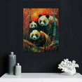 thumbnail image 5 of Nawypu Cute Animal Canvas Wall Art Panda Poster Prints Aesthetic Type Artwork Picture for Living Room Decor, 5 of 5