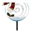 thumbnail image 2 of Evergreen 34"H Snowman Chasing Light Solar Garden Stake, Snowman, 2 of 4