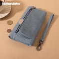 thumbnail image 3 of Carteras Montana West para Mujer Damas Grandes Porta Tarjetas y Organizadores de Dinero Billetera Trifold con Bolsillo para Monedas con Cierre y Correa de Muñeca MWC-593JN, 3 of 7