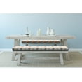 thumbnail image 2 of Floral Bench Pad, Illustration of Burgeoning Apple Flowers Victorian Garden Art, HR Foam Cushion with Decorative Fabric Cover, 45" x 15" x 2", Orange Purpleblue, by Ambesonne, 2 of 3