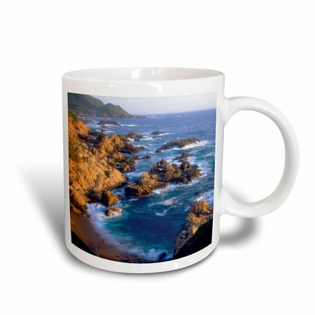 

3dRose USA California Central California Coast. - Ceramic Mug 15-ounce