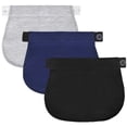 thumbnail image 1 of 3 Pcs Rallonge de Pantalon de Maternité Taille Élastique Réglable Ceinture de Grossesse Rallonge de Pantalon de Grossesse pour Femme Enceinte, 22 * 20 * 16CM, 1 of 4