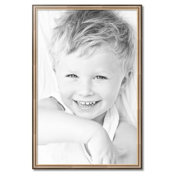 ArtToFrames 28" x 43" Anique Silver Picture Frame, 28x43 inch Silver Wood Poster Frame (WOM-4964)
