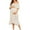 Pink, variant on MEZZALL Womens Dress Floral Square Neck Midi Dresses Maternity Dress Pregnant Casual A-Line Dress Long Flowy Smocked Dress Versatile Dailywear S