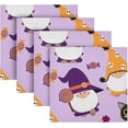 thumbnail image 5 of Coolnut Halloween Gnome Cloth Napkins Set of 6,Reusable Washable Polyester Dinner Table Napkins for Kitchen,Dining,Restaurant,Party Decoration, 5 of 7
