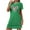 Green, variant on Sakmal Valentines Womens Moomoo Nightgowns Short Sleeve Love Soft Moomoo Dress Short Heart Print Womens Nightgown L