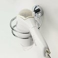 thumbnail image 3 of Chrome Wall Mounted Hair Dryer Holder, 304 Stainless Steel Hair Dryer Storage/holder 107*70mm), Bathroom Accessories, 3 of 4