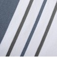 thumbnail image 6 of Great Bay Home Cotton Decorative Stripe Quick-Dry Towel Set  (Bath Towel (2-Pack), Moroccan Blue / Grey), 6 of 7