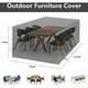 thumbnail image 5 of Protectores de muebles de exterior, funda resistente al agua y al viento de poliéster Oxford, anti-UV y duradera, fundas para muebles de exterior de uso general para jardín (213 x 132 x 74 cm), 5 of 5