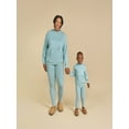 thumbnail image 3 of 2-Piece Baby Girls Medium Sky Top and Legging Set, 3 of 8