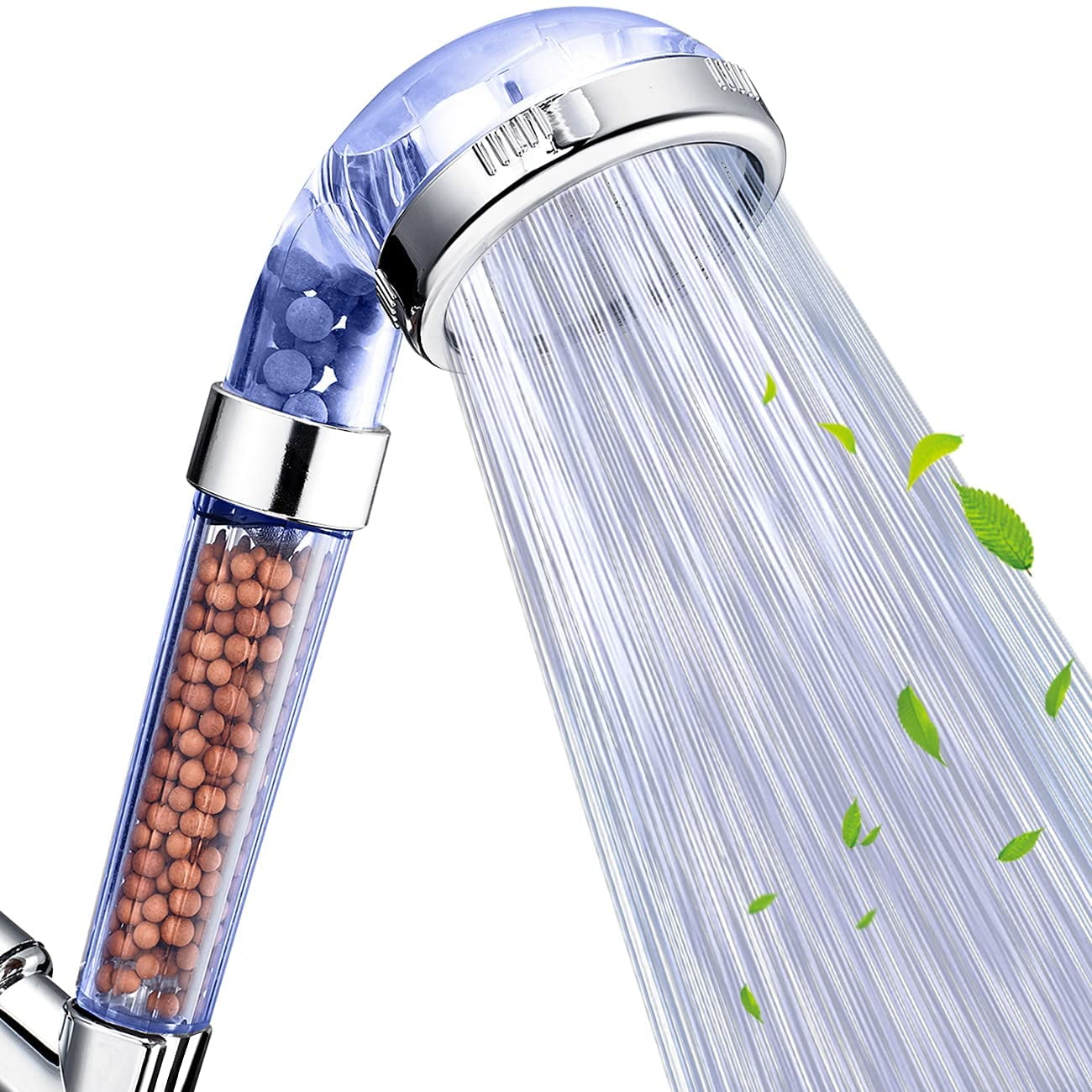 Junqi Shower Head, Filter Filtration High Pressure Water Saving 3 Mode Function Spray Handheld Showerheads for Dry Skin & Hair