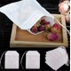 thumbnail image 4 of Bolsitas de té desechables, 100 piezas de bolsitas de té de papel de filtro de alimentos, bolsitas de té de relleno con cordón, para filtración de escoria, almacenar especias (6 x 8 cm), 4 of 5