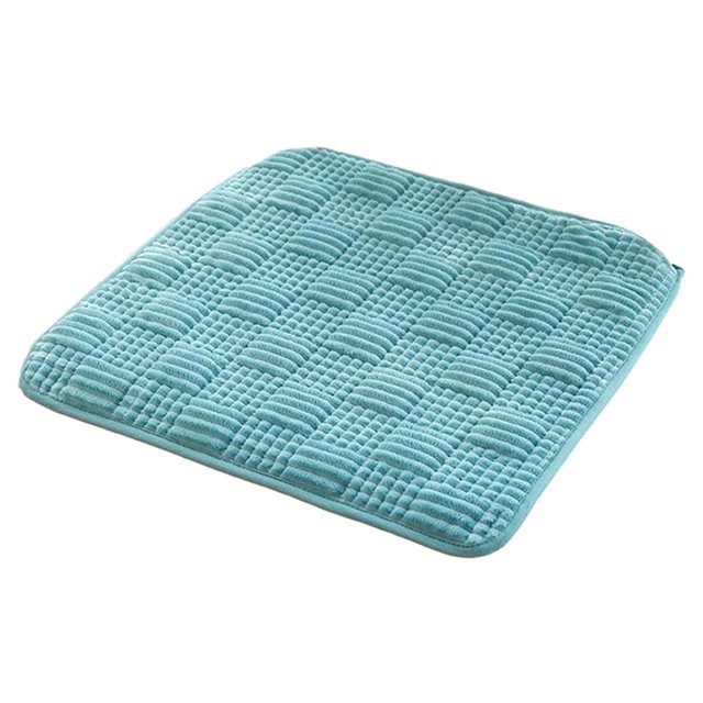 Square Plush Chair Pad Winter Warm Anti-Slip Cushion Chair Pad Home Dining Chair Pad
